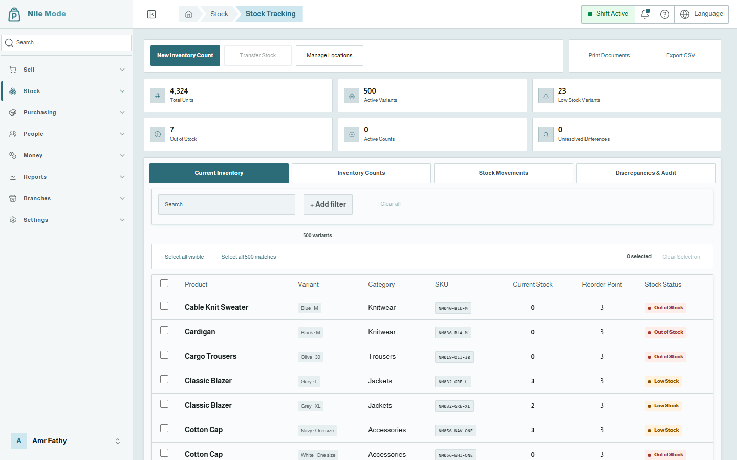 Know what is running out before a customer asks